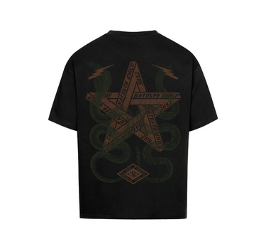 T-Shirt Oversized Halloween Logo Black / WGR