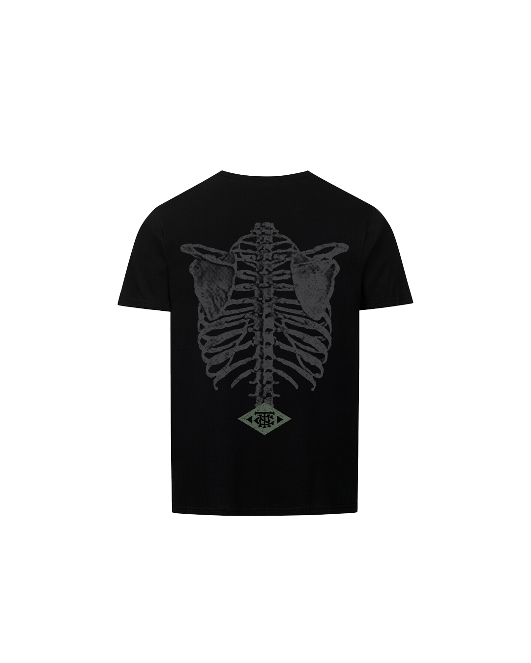 T-Shirt Regular Fit Ribs N Bones Logo Black