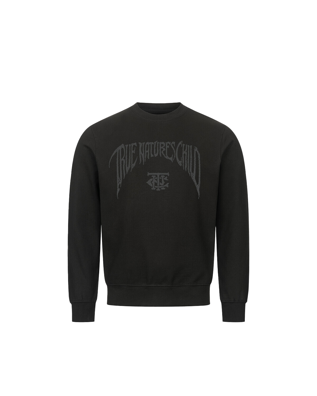 Sweatshirt Regular Fit Ribs N Bones Logo Black