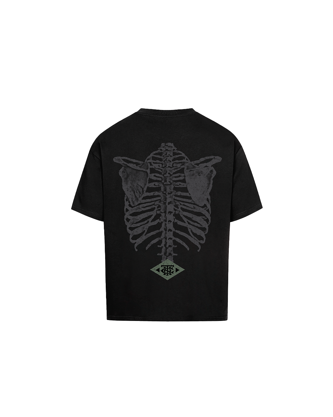 T-Shirt Oversized Ribs N Bones Logo Black